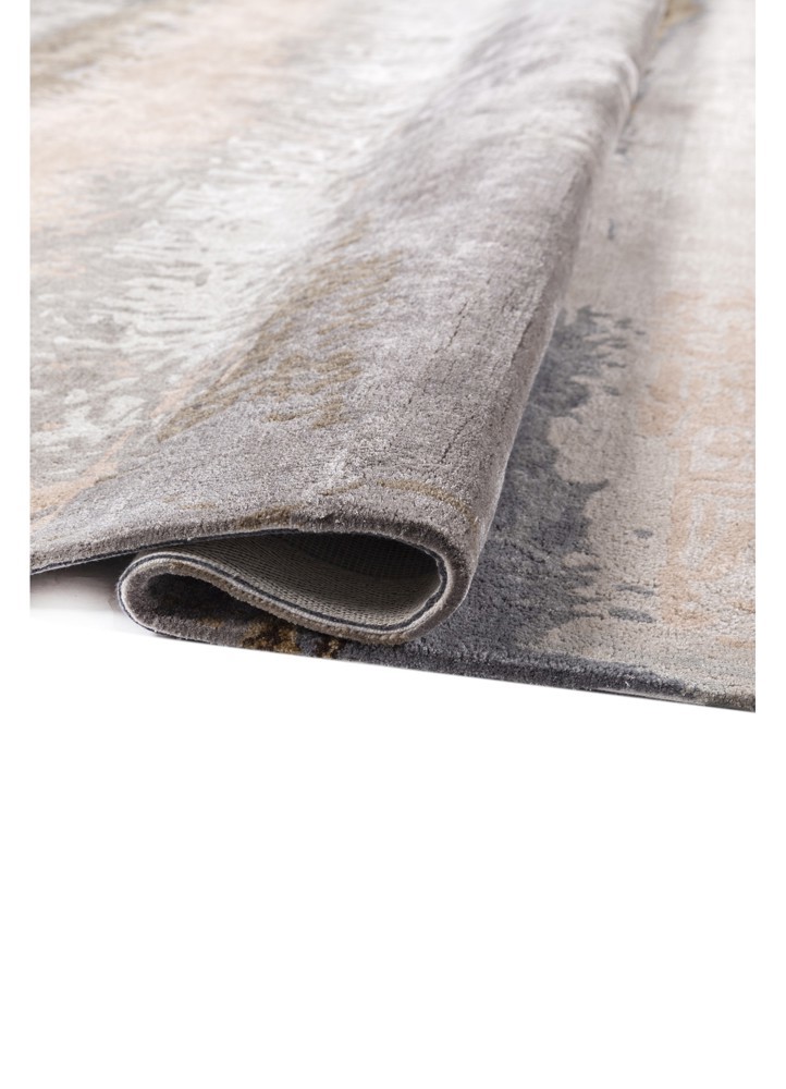 genesis ivory wool and viscose hand tufted Rug - FoldShot genesis ivory wool and viscose hand tufted Rug - FoldShot